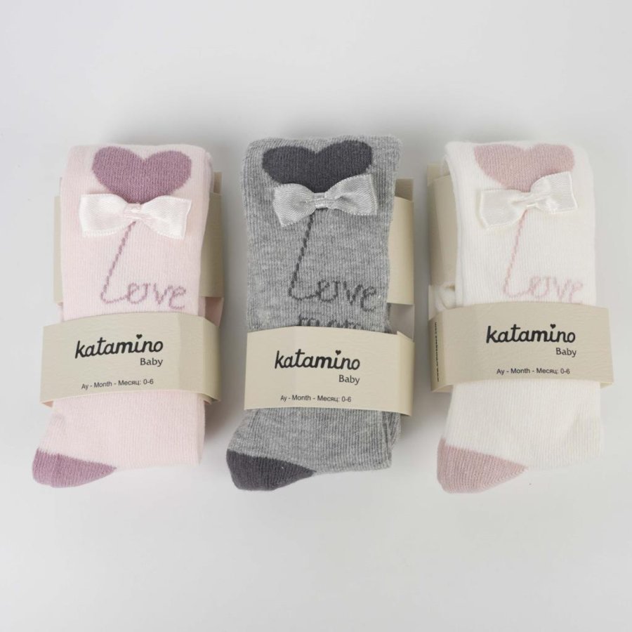Katamino Sudan Aks Kız Bebek Külotlu Çorap K62302 Asorti