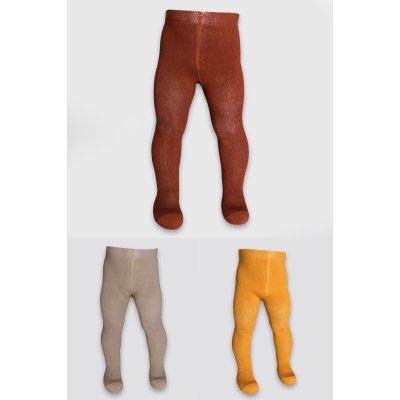 Bistyle Penye Külotlu Çorap, Toprak, 3'lü