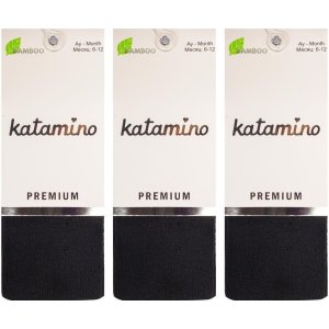 Katamino Liva Bebek Bambu Külotlu Çorap, Siyah