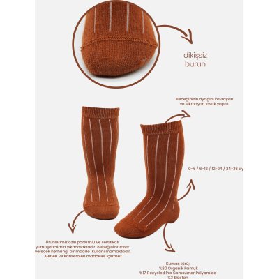 Bistyle Dizaltı Çorap, Hardal, 3'lü