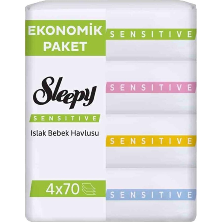 Sleepy Sensitive Islak Havlu Mendil 4x70 280 Yaprak