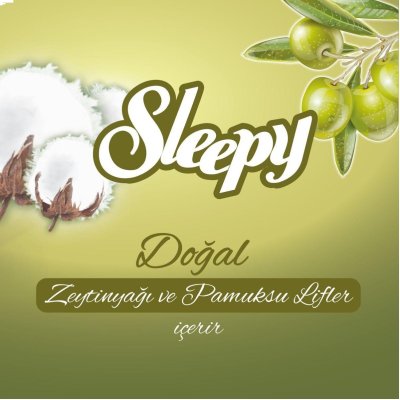 Sleepy Doğal Zeytinyağlı Islak Havlu Mendil, 90 Yaprak