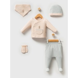 Tongs Baby Daily Elegance Zıbın Takımı 5652 Mavi