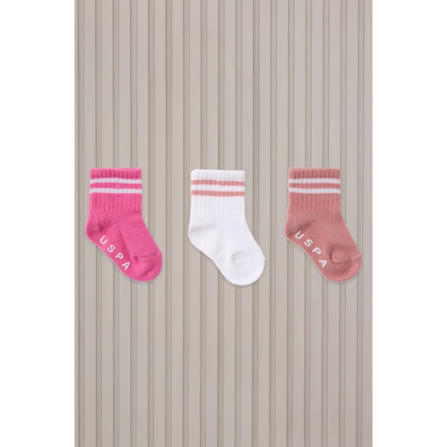 U.S. Polo Assn Bebek Çorap USB2206 Rose