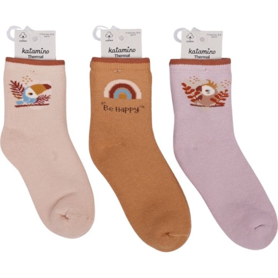Katamino Yunela Kız Havlu Soket Çorap 250257 Asorti