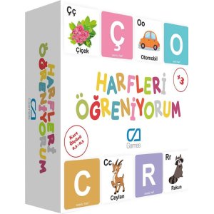 Games Harfleri Öğreniyorum Eğitici Oyun Kartları, 29 Kart