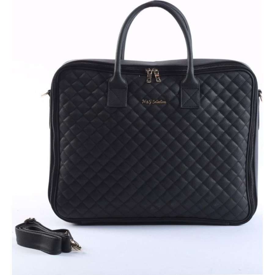 M&Y Hera Deri Anne Bebek Çantası, Siyah