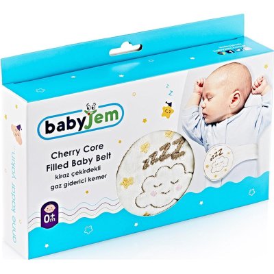 BabyJem Kiraz Çekirdekli Gaz Giderici Kemer, Gri