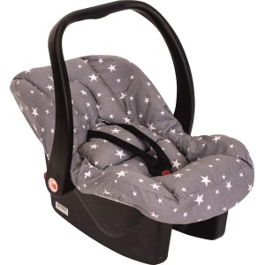 Sevi Bebe Bel Destekli Ana Kucağı Örtüsü, Gri, Yıldız