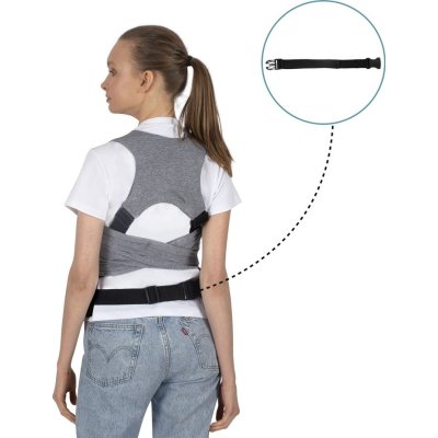 Sevi Bebe Destekli Giymeli Sling, Gri