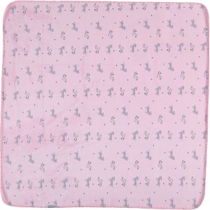 Bibaby Happy Zebra Land Fluffy Bebek Battaniye, Pembe