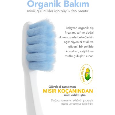 Babyton Bio Ultra Yumuşak Çocuk Diş Fırçası Zebra