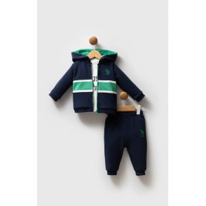 U.S. Polo Assn 3'lü Takım USB2553 Lacivert-Yeşil