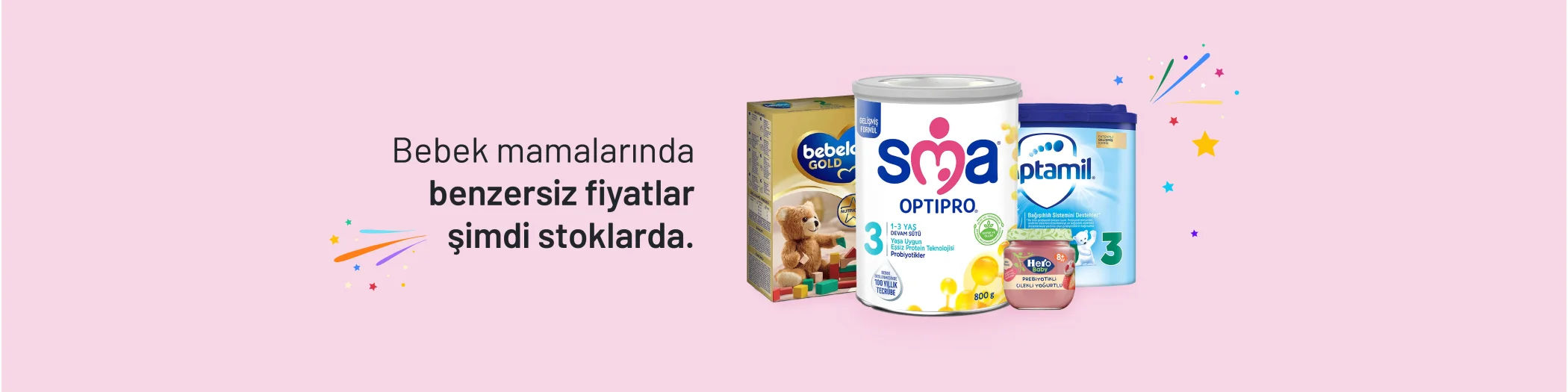Bebek Mamalarında Benzersiz Fiyatlar