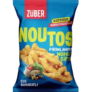 Züber Noutos Fırın Nohut Cipsi, 55 g, Ege Baharat