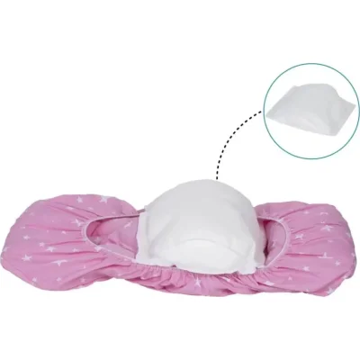 Sevi Bebe Bel Destekli Ana Kucağı Örtüsü, Pembe, Yıldız