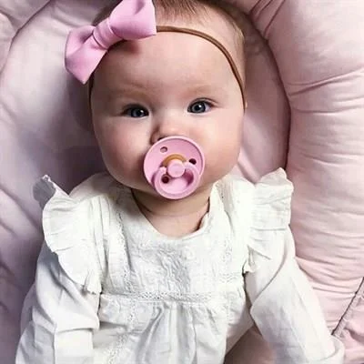 Bibs Colour Kauçuk Emzik, 0-6 Ay, Pink