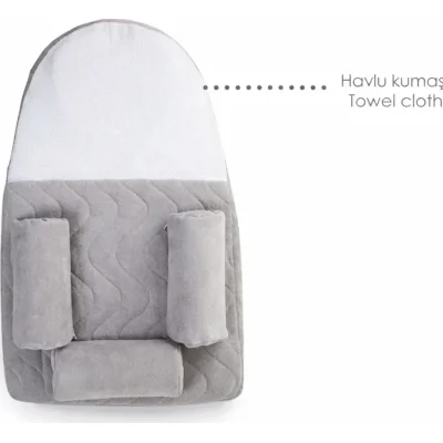 BabyJem Kiraz Çekirdekli Antikolik Uyku Yastığı, Beyaz