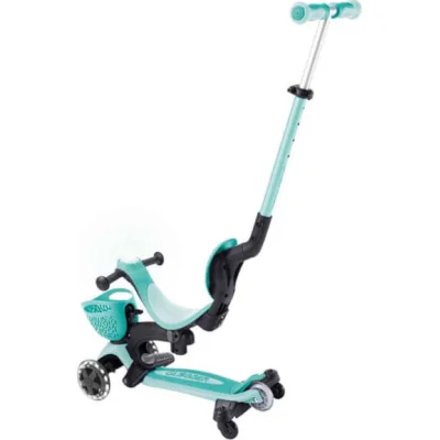 Globber Go Up Baby 360 Scooter, Işıklı, Koyu Mint