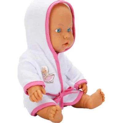 Sunman Bebelou Banyo Zamanı Bebek Seti, 35 cm