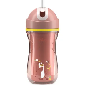 Chicco Sport Pipetli Bardak, 14 Ay+, Kız