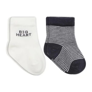 Bistyle Big Heart Penye Soket Çorap, 2'li, Antrasit