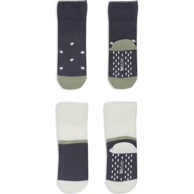 Bistyle Puanlı Kaymaz Havlu Soket Çorap, 2'li, Antrasit