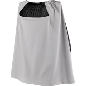 BabyJem Tül Pencereli Emzirme Önlüğü, Gri