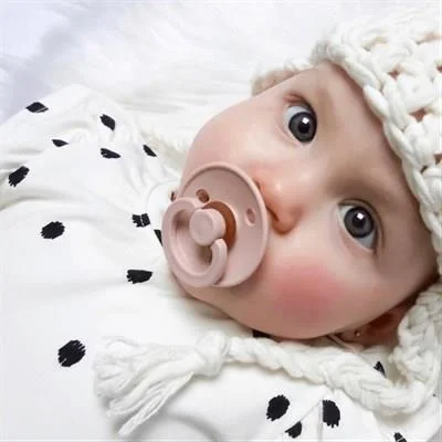 Bibs Colour Kauçuk Emzik, 6-18 Ay, Blush