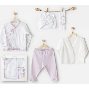 Andywawa AC25570 Magical Butterfly 5'Li Hastane Çıkış Seti White