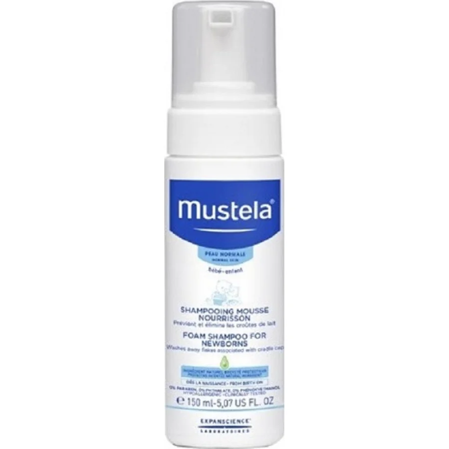 Mustela Konak Önleyici Yenidoğan Köpük Şampuanı, 150 ml