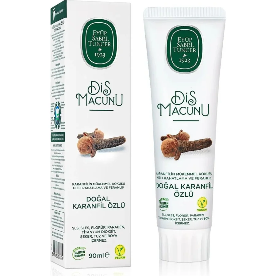 Eyüp Sabri Tuncer Doğal Diş Macunu, 90 g, Karanfil
