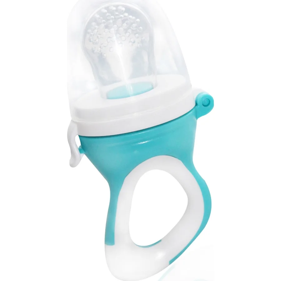 BabyJem Silikon Uçlu Meyve Sebze Emziği, Mavi