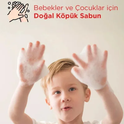 Babyton Çocuklar İçin Doğal Köpük Sabun Çilek