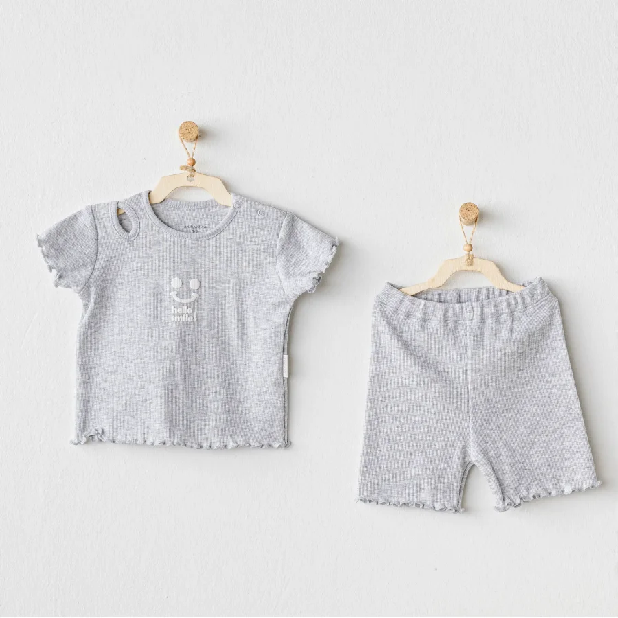 Andywawa AC25900 Basic 2'Li Takım Grey Melange