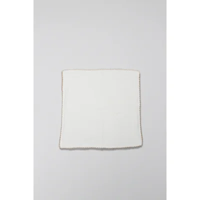 Bistyle Organik 28x28 6'Lı Havlu Mendil 90105 Ekru