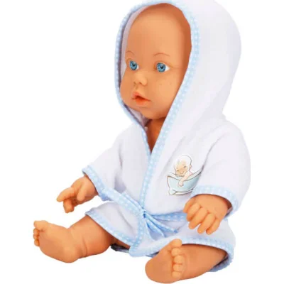 Sunman Bebelou Banyo Zamanı Bebek Seti, 35 cm