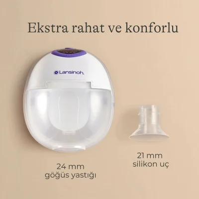 Lansinoh Giyilebilir Göğüs Pompası, Çiftli