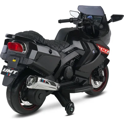 Babyhope 438A XMX-316 Ledli Akülü Motor, 12 Volt, Siyah