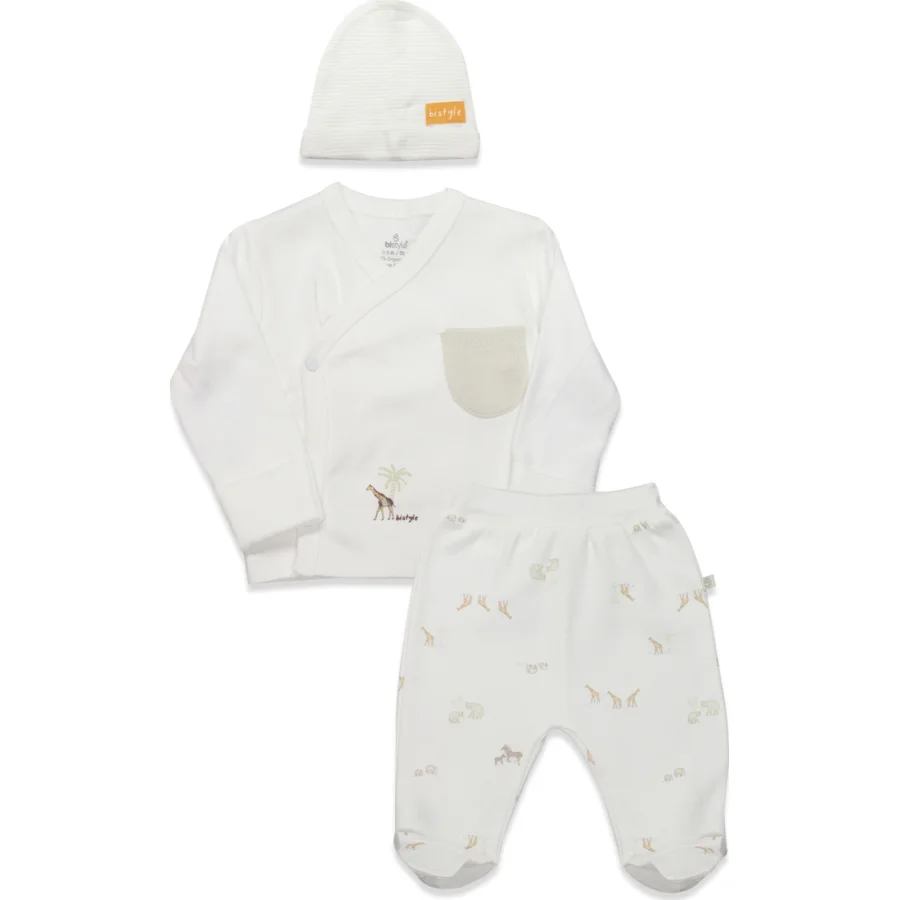 Bistyle 3lü Zıbın Takım Safari Forewer 13128 Yeşil