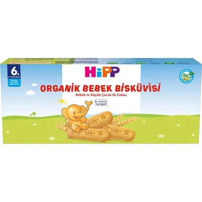Hipp Organik Bebek Bisküvisi, 180 g