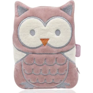 BabyJem Kiraz Çekirdekli Kadife Gaz Yastığı, Gül Kurusu, Baykuş