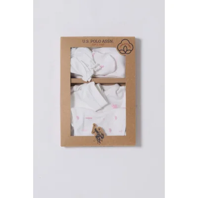 U.S Polo Hastane Çıkış Seti, 5'li, Beyaz