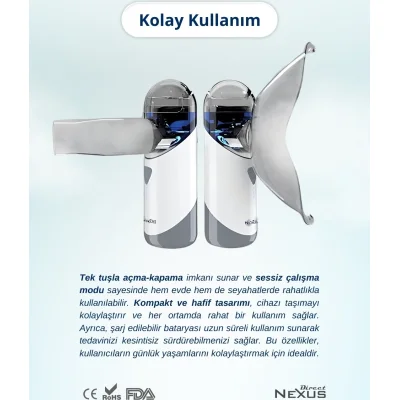 Direct Nexus Taşınabilir Mesh Hava Makinesi Nebulizatör