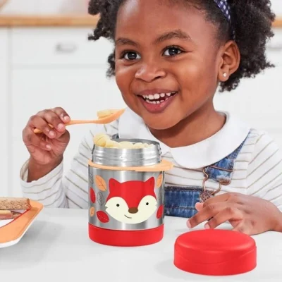 Skip Hop Zoo Paslanmaz Çelik Termos, 325 ml, Tilki