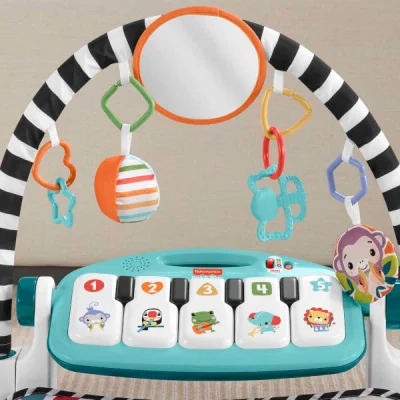 Fisher Price Sesli ve Işıklı Neşeli Hayvanlar Piyanolu Oyun Halısı