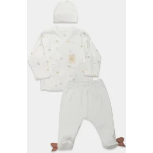 Bistyle 3lü Zıbın Takım Ocean And Starfish 13132 Ekru