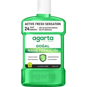 Agarta Doğal Ağız Bakım Suyu 250 ml Nane Özlü