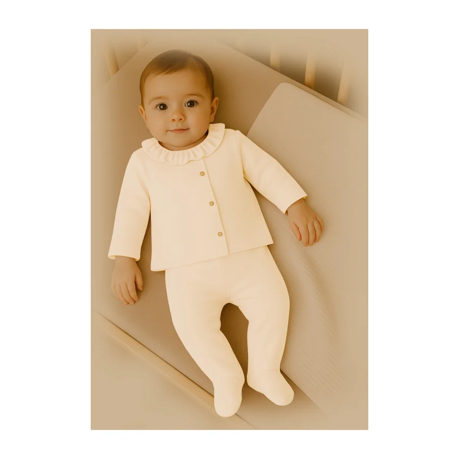 Bistyle Yenidoğan Zıbın Battaniye Princess, Ekru