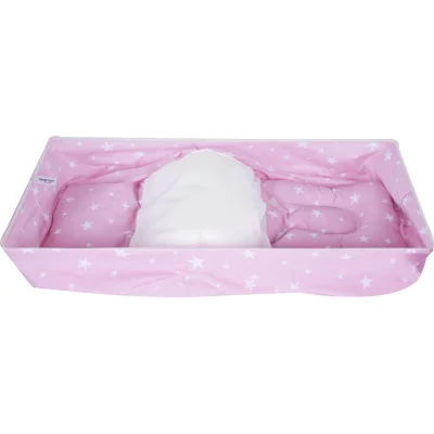 Sevi Bebe Bel Destekli Ana Kucağı Örtüsü, Pembe, Yıldız